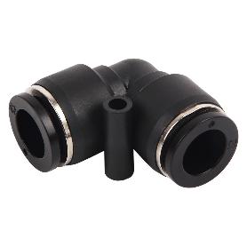 EMPALME RAPIDO CODO PLASTICO T-10   CAJA 10 UNID.