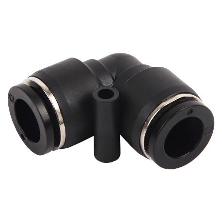 EMPALME RAPIDO CODO PLASTICO T-16   CAJA 5 UNID.