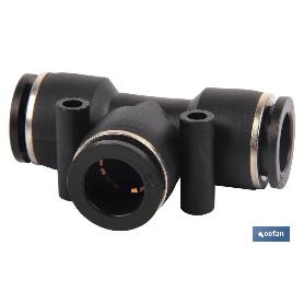 EMPALME RAPIDO PLASTICO T T-12 VENTA UNITARIA