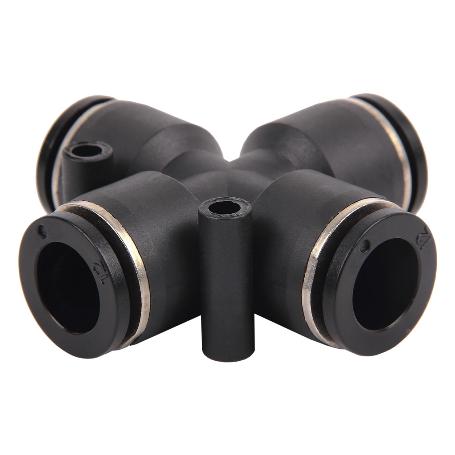 EMPALME RAPIDO FORMA CRUZ M-10   CAJA 5 UNID.