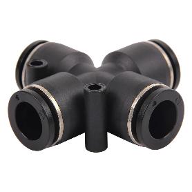 EMPALME RAPIDO FORMA CRUZ M-12   CAJA 5 UNID.