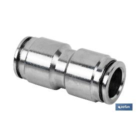 EMPALME RAPIDO METALICO RECTO T-6 VENTA UNITARIA