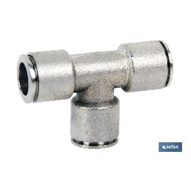 EMPALME RAPIDO METALICO TE TUBO DE 6 VENTA UNITARIA