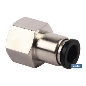 RACOR RECTO ROSCA HEMBRA T-6 R-1/8 VENTA UNITARIA