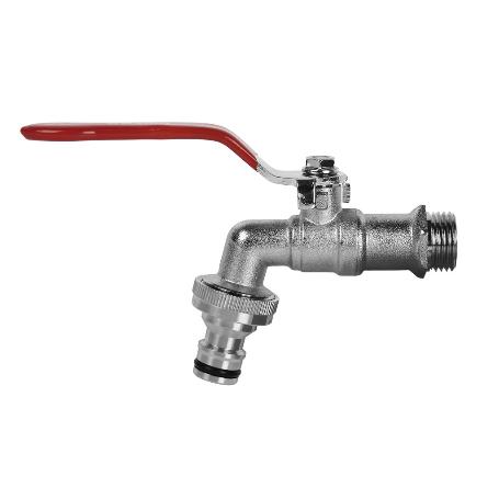 GRIFO CON MANETA PARA MANGUERA 3/4 X 1