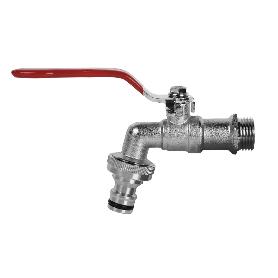 GRIFO CON MANETA PARA MANGUERA 1 X 1