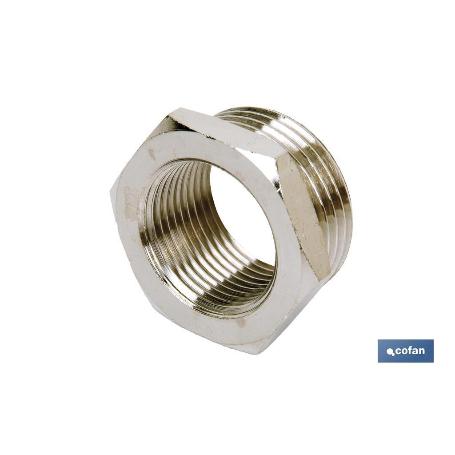 REDUCCION CILINDRICA R3/8 - R1/8 VENTA UNITARIA