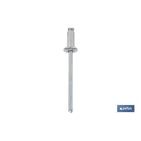 REMACHE ALUMINIO NORMAL 6 X 20 MM   CAJA 250 UNID.