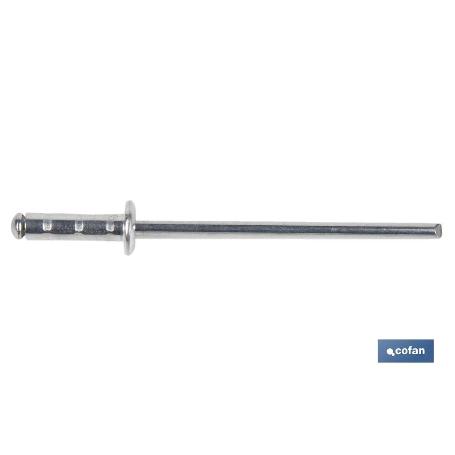 REMACHE ALUMINIO MULTIGRIP 3,2 X 06   CAJA 1000 UNID.
