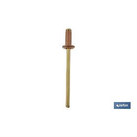 REMACHE COBRE-BRONCE 4 X 6 MM   CAJA 1000 UNID.