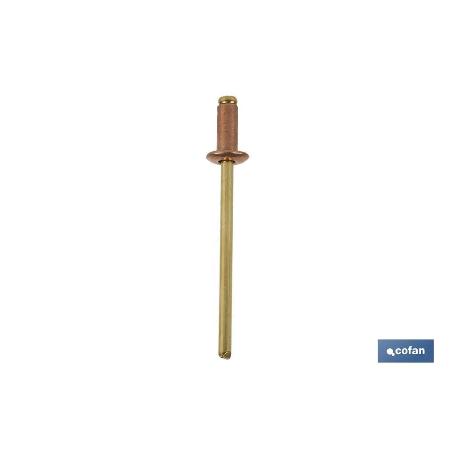 REMACHE COBRE-BRONCE 4 X 8 MM   CAJA 1000 UNID.