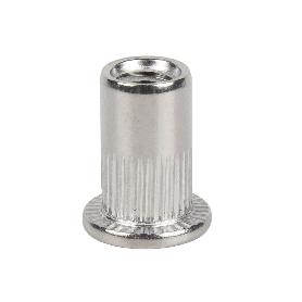 TUERCAS REMACHABLES RANURADAS ANCHAS INOX A-2 M3   CAJA 1000 UNID.