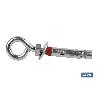 ANCLAJE METALICO C/ARGOLLA 10/12X70 VENTA UNITARIA