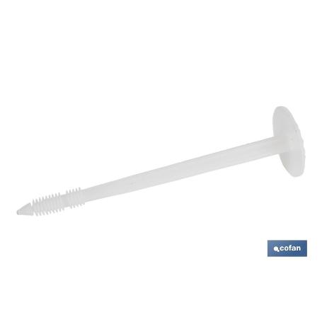 TACO FIJACIÓN PANELES AISLANTES SIN CLAVO 8 X 80 MM   CAJA 200 UNID.