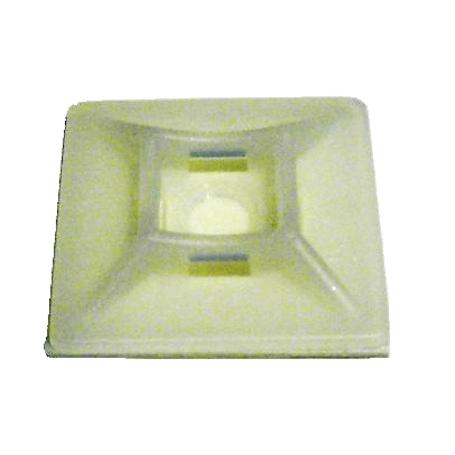 BASE ADHESIVA BRIDAS 25X25   CAJA 100 UNID.