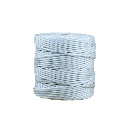 BOBINA CORDON TRENZADO POLI 5 MM 200 MTS BCO