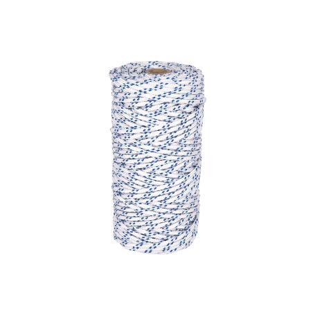 CUERDA TRENZADA POLI 6MM 100 MTS