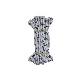 MADEJA CUERDA TRENZADA POLI 6MM 10M BLANCO