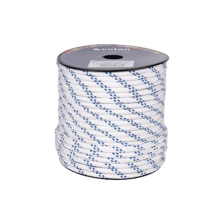 CUERDA TRENZADA POLI 8MM 50 MTS