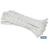 MADEJA CORDÓN POLIÉSTER REFORZADO 5 MM 5 M BLANCO