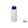 BOBINA CORDÓN POLIÉSTER REFORZADO 5 MM 25 M BLANCO