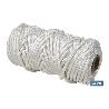 BOBINA CORDÓN POLIÉSTER REFORZADO 5 MM 25 M BLANCO