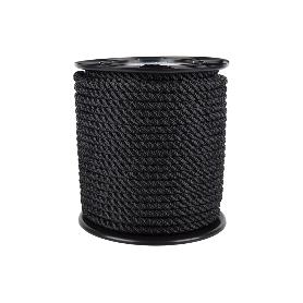 CARRETE CABO DE AMARRE 12 MM 100 M NEGRO