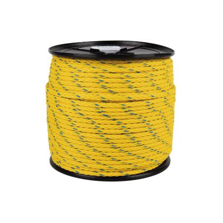 CARRETE CUERDA NÁUTICA MULTIUSOS 6 MM 200 M AMARILLO/AZUL