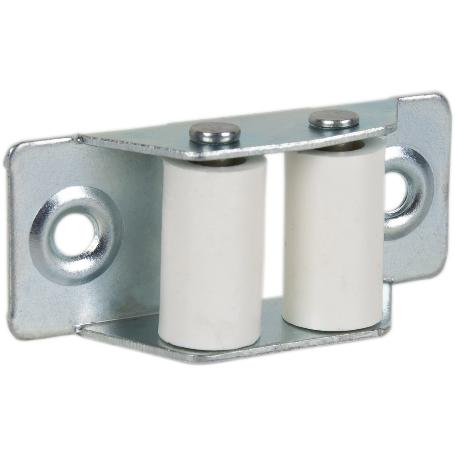 PASACINTAS METÁLICO CON RODILLO DE NYLON 31X65 MM VENTA UNITARIA