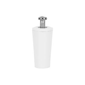 TOPE PERSIANA 40 MM BLANCO CON TORNILLO M-6 VENTA UNITARIA