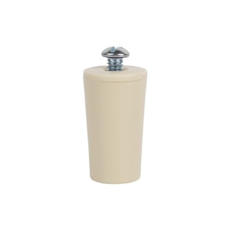 TOPE PERSIANA 40 MM MARFIL CON TORNILLO M-6 VENTA UNITARIA