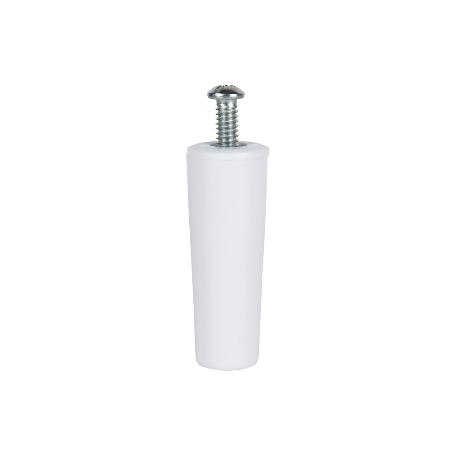 TOPE PERSIANA 60 MM BLANCO CON TORNILLO M-6 VENTA UNITARIA