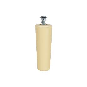 TOPE PERSIANA 60 MM MARFIL CON TORNILLO M-6 VENTA UNITARIA