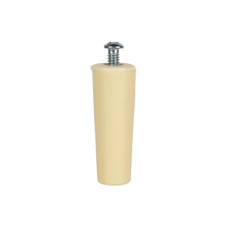 TOPE PERSIANA 60 MM MARFIL CON TORNILLO M-6 VENTA UNITARIA