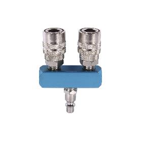 ENCHUFE RAPIDO CON 2 SALIDAS