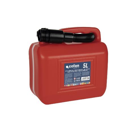 BIDÓN DE COMBUSTIBLE 5 L   CAJA 4 UNID.