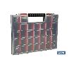 ESTUCHE ORGANIZADOR 32 COMPARTIMENTOS 399 X 303 X 50 MM