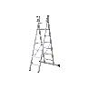 ESCALERA ALUMINIO DOBLE 11 PELDAÑOS 3,00 + 3,00 M