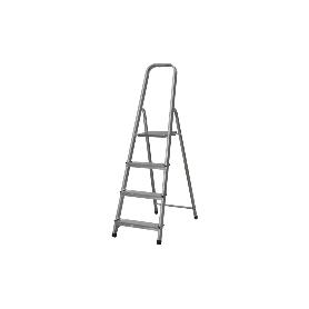 ESCALERA ALUMINIO 4 PELDAÑOS Y 0,89 M ALTURA ÚTIL