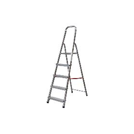 ESCALERA ALUMINIO 5 PELDAÑOS Y 1,13 M ALTURA ÚTIL