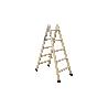 ESCALERA MADERA DOBLE 5 PELDAÑOS 1,25 M