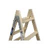 ESCALERA MADERA DOBLE 5 PELDAÑOS 1,25 M