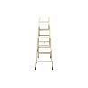 ESCALERA MADERA DOBLE 6 PELDAÑOS 1,50 M