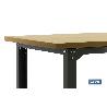 BANCO DE TRABAJO MADERA ANTRACITA L-1800 MM
