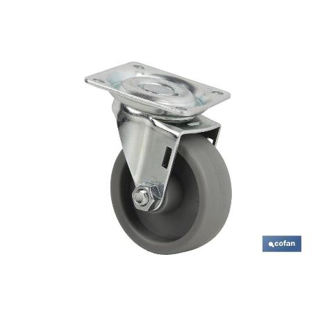 RUEDA POLIPROPILENO 40X20MM PLACA VENTA UNITARIA