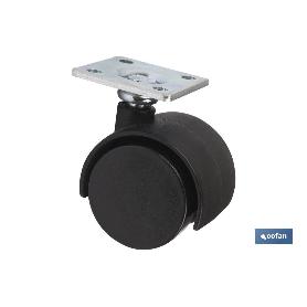 RUEDA PLASTIC Ø30MM PLACA VENTA UNITARIA