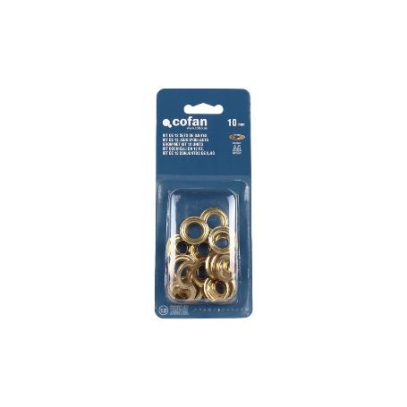 KIT DE 12 SETS DE OJETES 10 MM