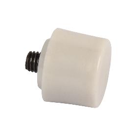 CABEZAL MARTILLO DE NYLON BLANCO Ø28 MM