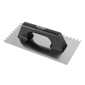 LLANA DENTADA MANGO PLÁSTICO 300X150X0,7 MM