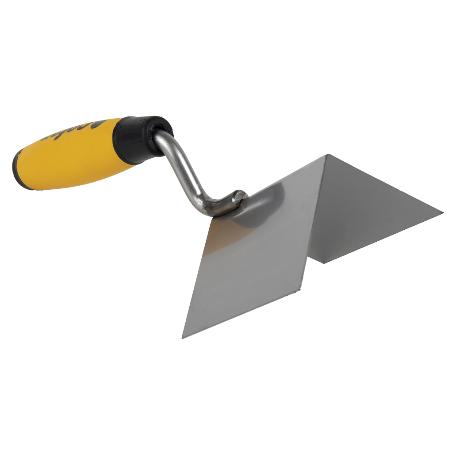 LLANA INOX PARA ESQUINAS EXTERIORES MANGO BI-COMPONENTE 80X60